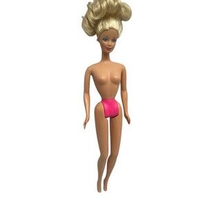 1998 Happy Holidays Barbie Nude Doll for Custom OOAK Beautiful, Hair Up-do